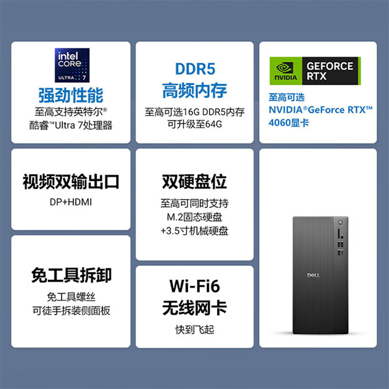 DELL台式机ECT1250 4