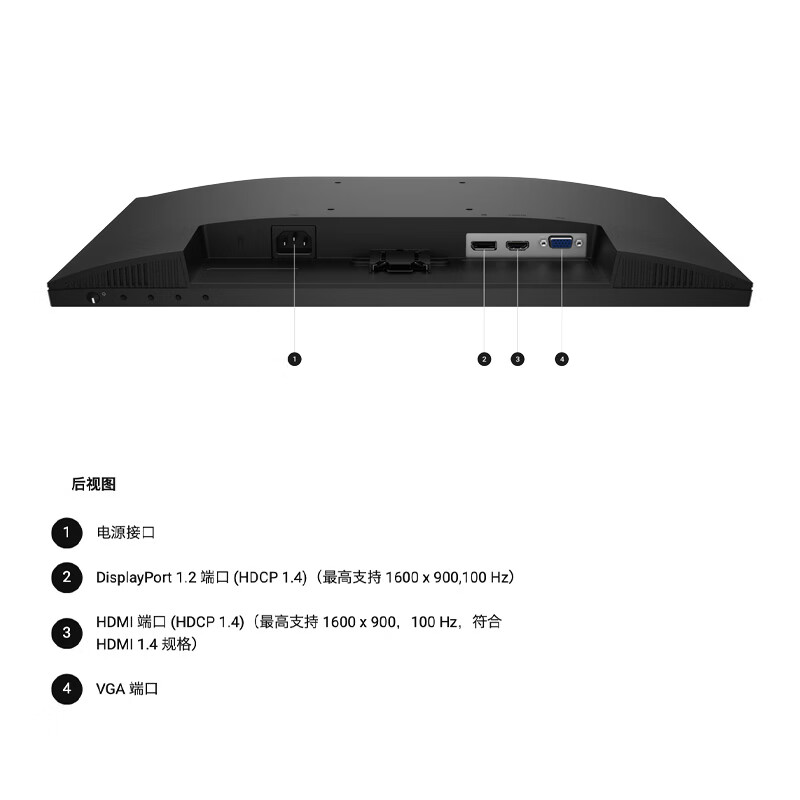 DELL显示器  E2026H 4
